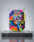 Boîtier acrylique transparent ShieldVault pour Pokébox Pokémon, format intérieur 156 × 80 × 119 mm